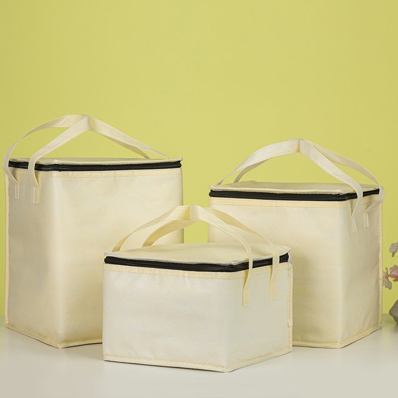 Insulated Cake Delivery Bag Non-Woven Aluminum Foil Cooler for Food Transport