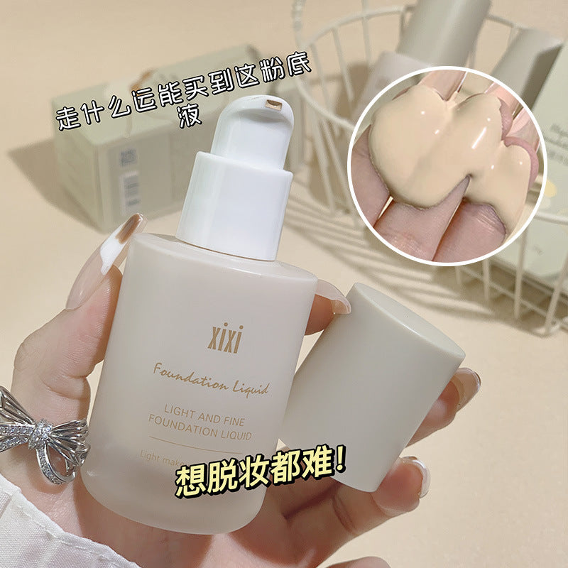 Xixi Long-Lasting Hydrating Liquid Foundation for Flawless Coverage
