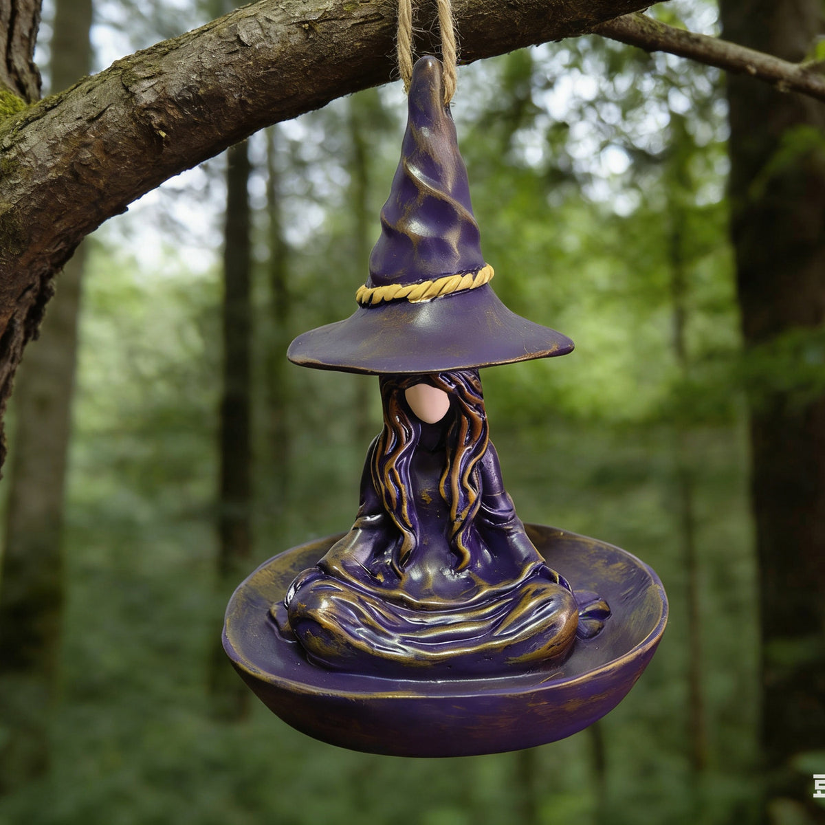 Witch Garden Hanging Bird Feeder Decoration