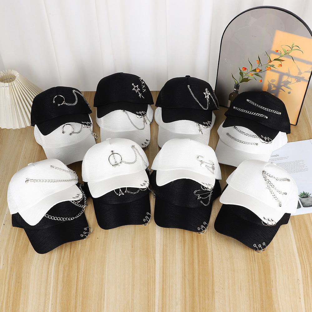 Fashionable Handmade Hat with Iron Ring Accessories - Creative Design for Wholesale