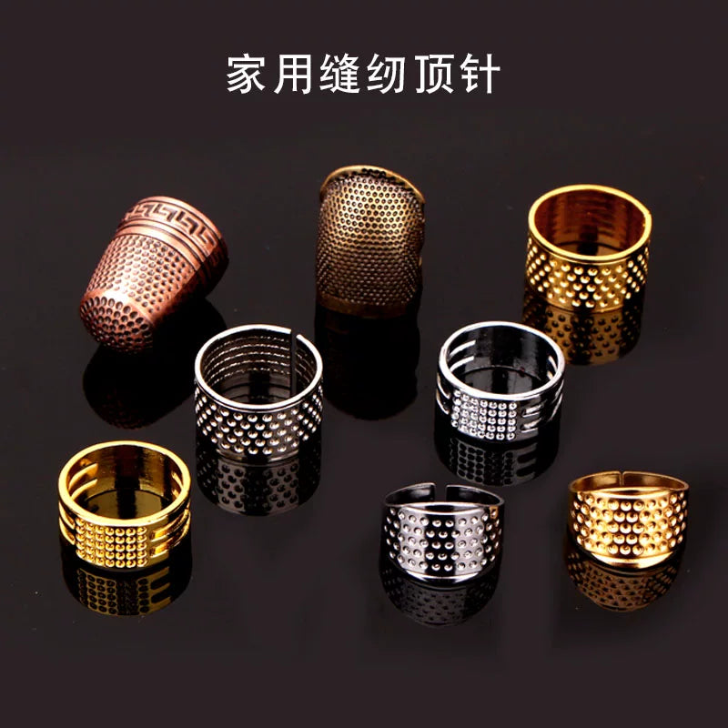 Metal Thimble Ring for Hand Sewing and Cross Stitch