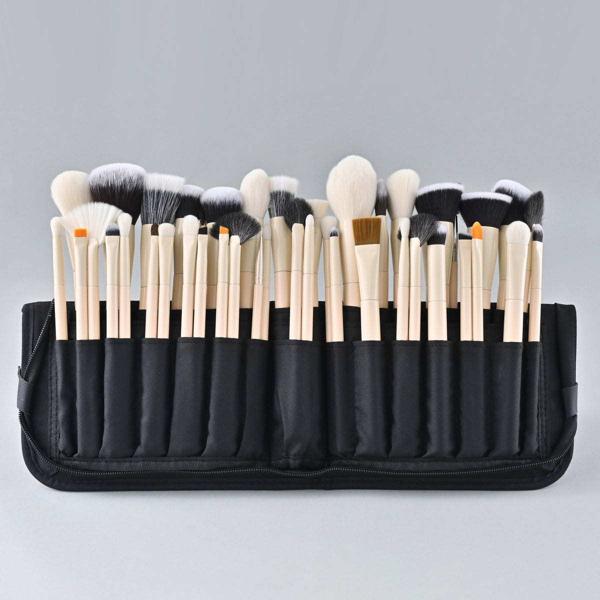 42-Piece Professional Makeup Brush Set for Foundation, Blush, Contour, Eyeshadow, Eyeliner, and Eyebrows