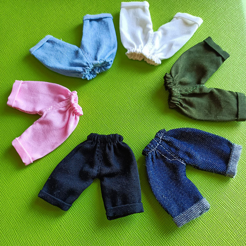 OB11 GSC Nendoroid YMY 1/12 BJD Doll Denim Wide-Leg Pants