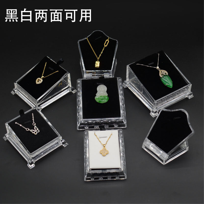 Acrylic Transparent Jewelry Display Stand for Pendants and Charms