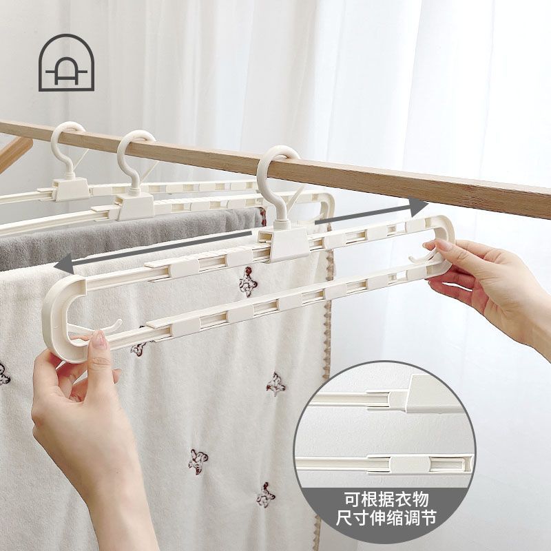 Retractable Clothes Drying Rack for Home Dormitory Bedding Towels