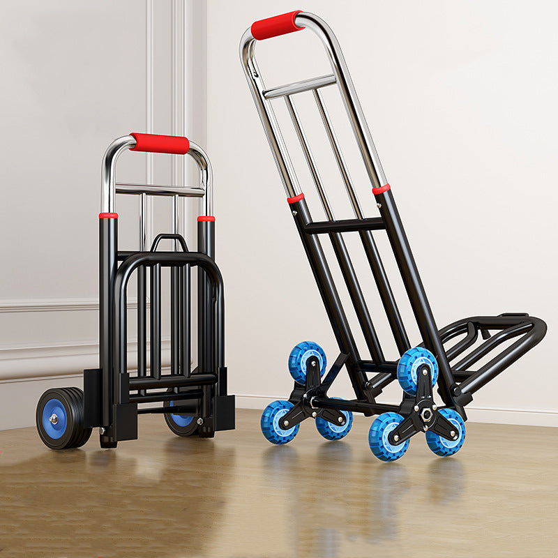 Foldable Hand Cart with Wheels for Shopping, Luggage, and Moving