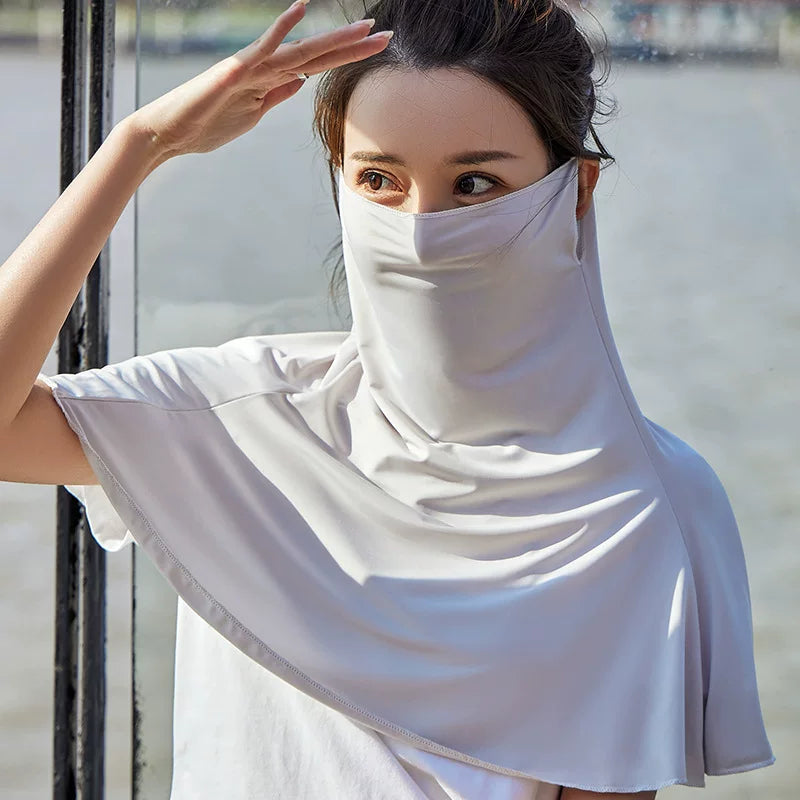 Women's Summer Neck Gaiter Face Mask for Sun Protection while Cycling