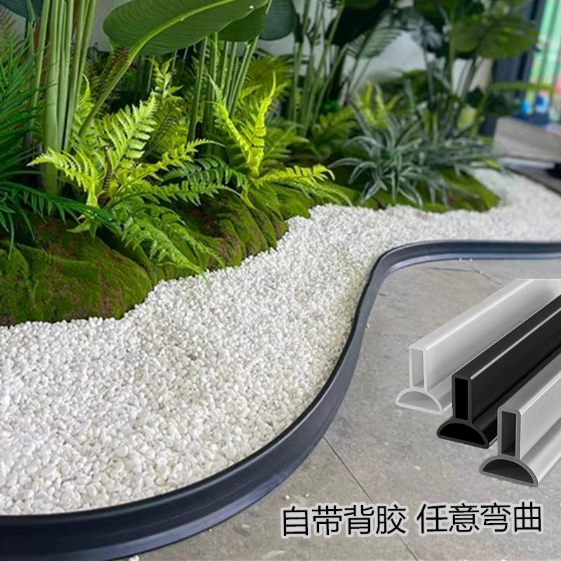 Flexible Garden Edging for Indoor Plants and Landscaping, Waterproof Border Strip for Balconies and Gardens