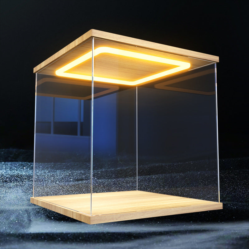 Acrylic Display Case for Collectibles, Dustproof Storage Box for Figures, Models, and Toys