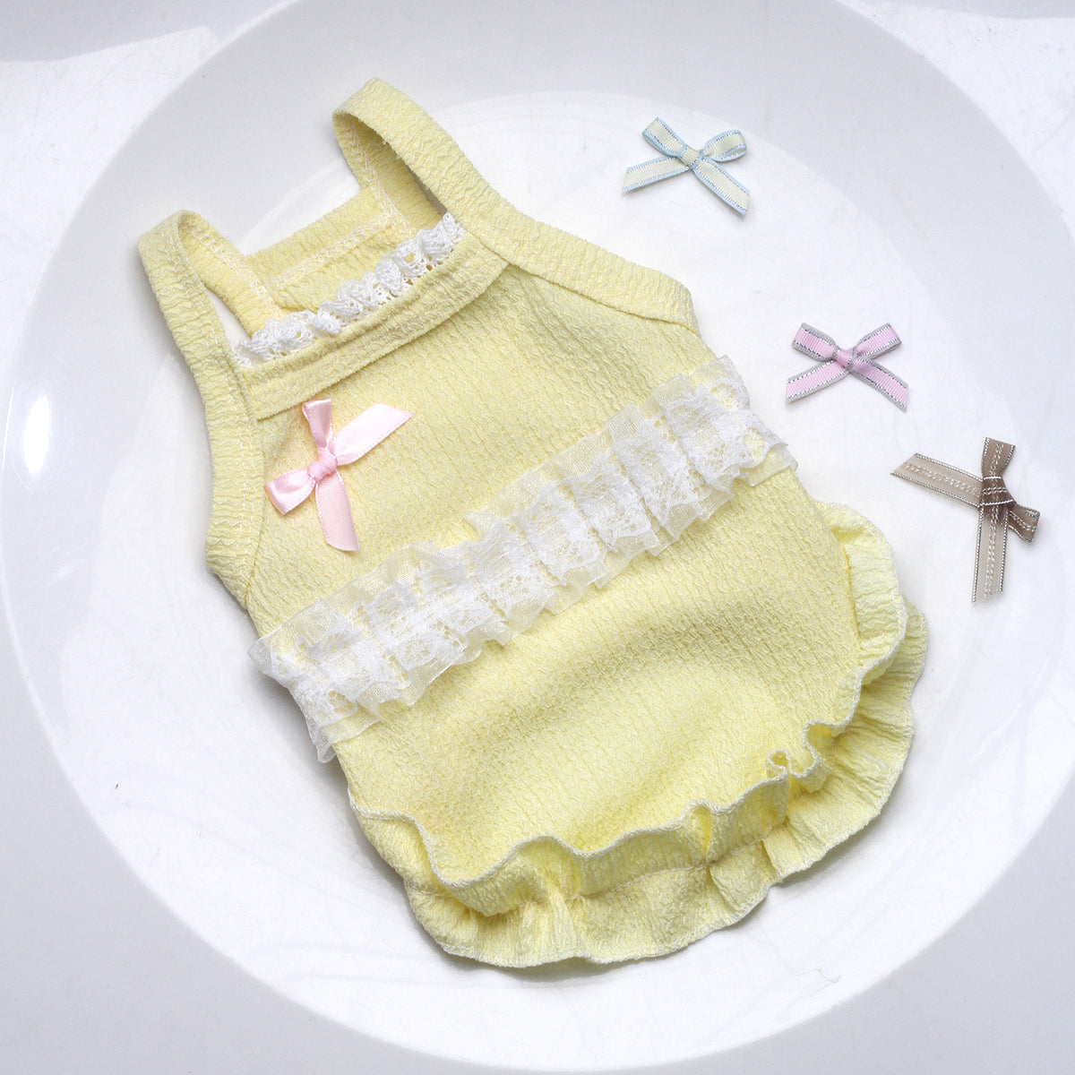 Cute Dog Dress for Spring/Summer - Teddy Bichon Pet Clothing
