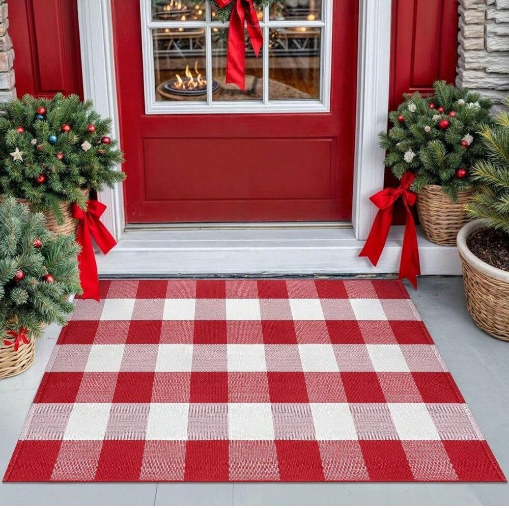 Absorbent Crystal Velvet Doormat for Entryway, Non-Slip and Easy to Clean
