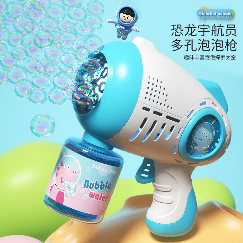 Automatic Bubble Gun for Kids with Multiple Bubble Holes, Handheld Electric Bubble Blower Toy