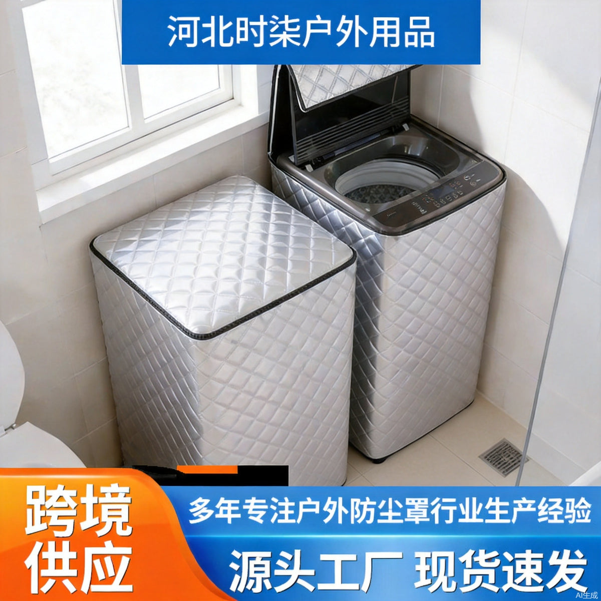 Top Load Washing Machine Cover Waterproof Dustproof Sunscreen Protector