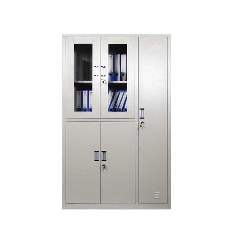 Factory Supply Thickened Iron Sheet Five-Door Locker Staff Cabinet Storage School Dormitory Storage Cabinet Shoe Cabinet