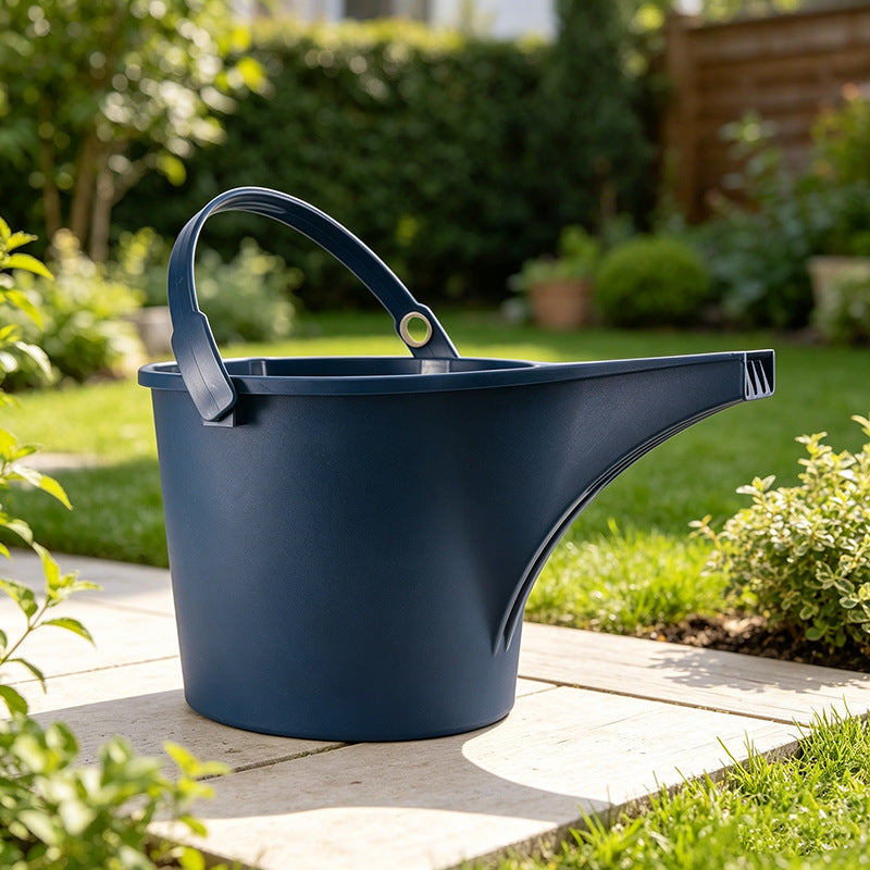 Thickened Resin Watering Can 8L Large Capacity Long Spout with Scale for Garden Plants
