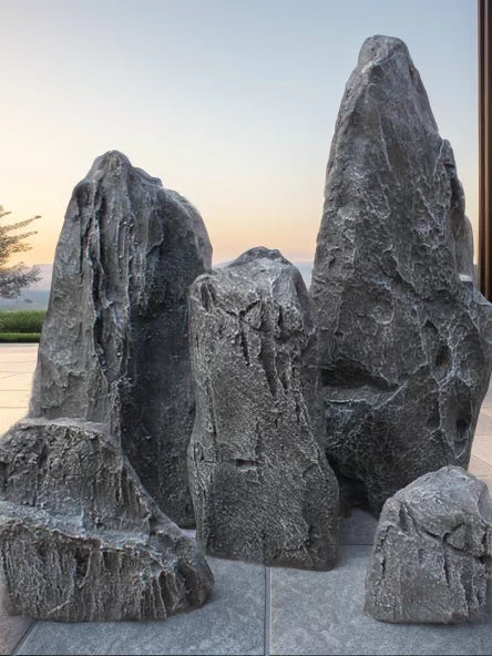 Fiberglass Artificial Rock Landscape Ornament for Outdoor Display