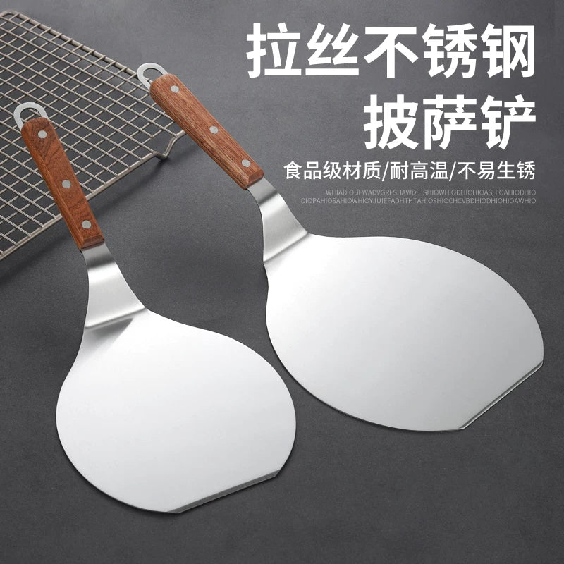 Stainless Steel Foldable Pizza Peel Cake Transfer Shovel 10-inch 12-inch