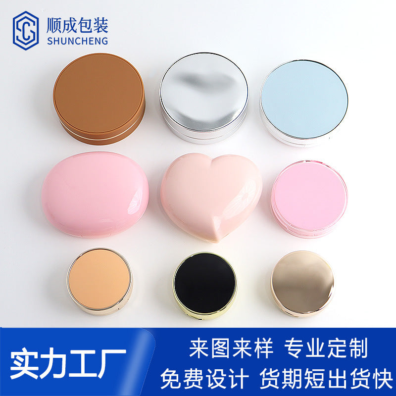 Refillable Air Cushion BB Cream Foundation Case with Mirror