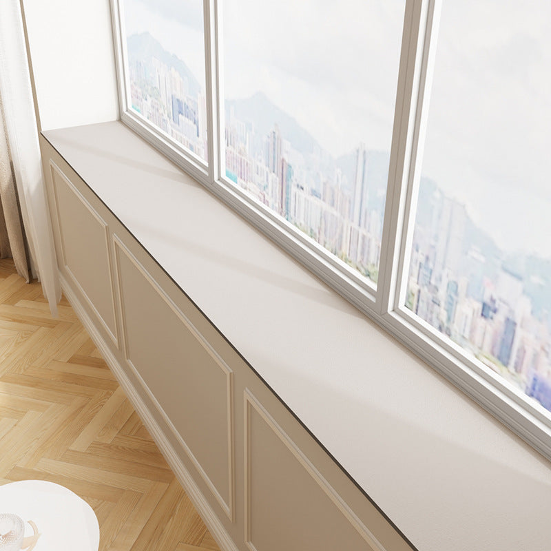 Faux Leather Window Sill Mat Waterproof Non-Slip Dustproof Balcony Bay Window Protector Pad