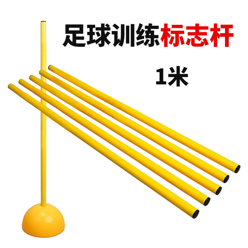 1-Meter Agility Training Pole for Soccer, Basketball, and Driving Practice
