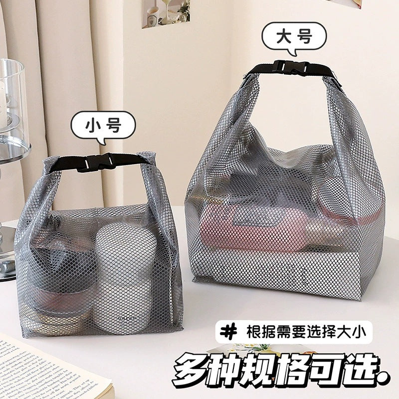 Multifunctional Transparent Waterproof EVA Cosmetic Bag Large Capacity Portable Travel Toiletry Organizer