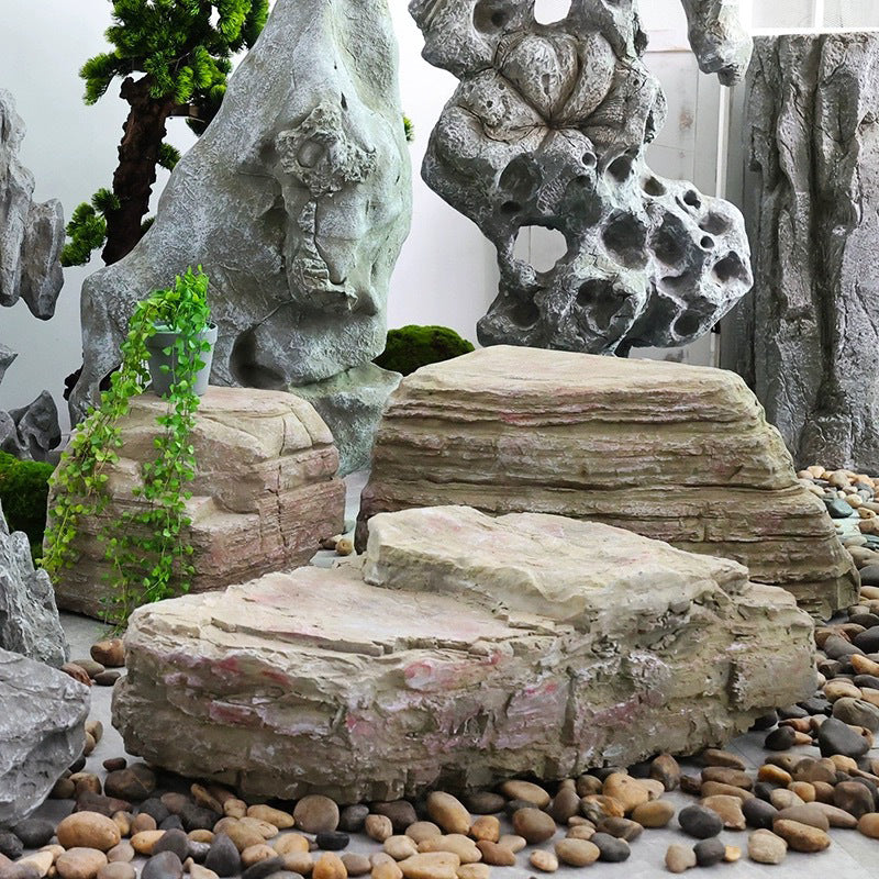 Artificial Rock Garden Landscape Ornament for Indoor and Outdoor Decor
