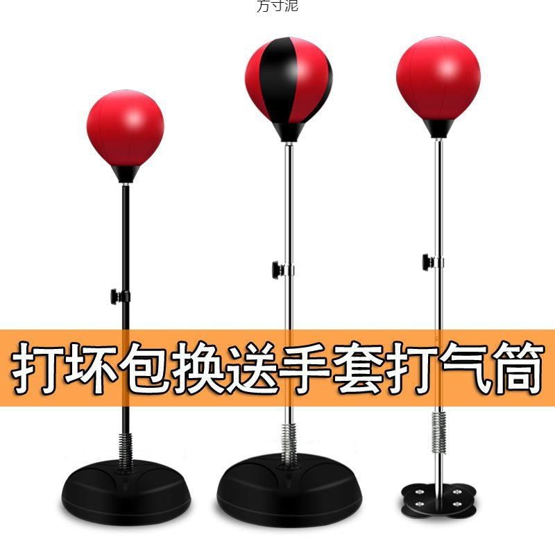 Freestanding Punching Bag with Speed Ball for Adults and Kids, Inflatable Boxing Training Equipment