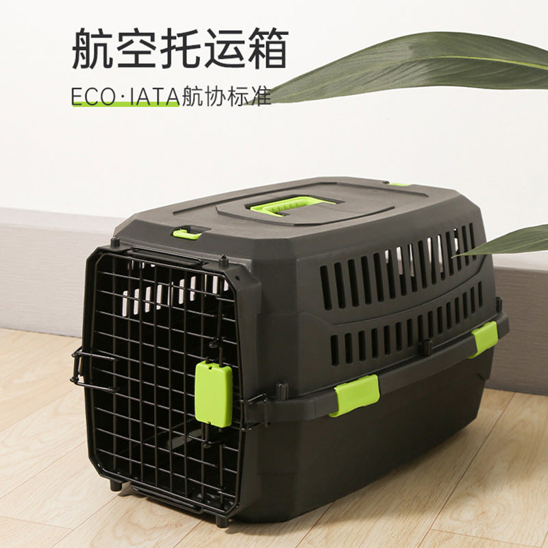 ECO Pet Carrier Airline Approved Travel Crate for Cats and Small Dogs
