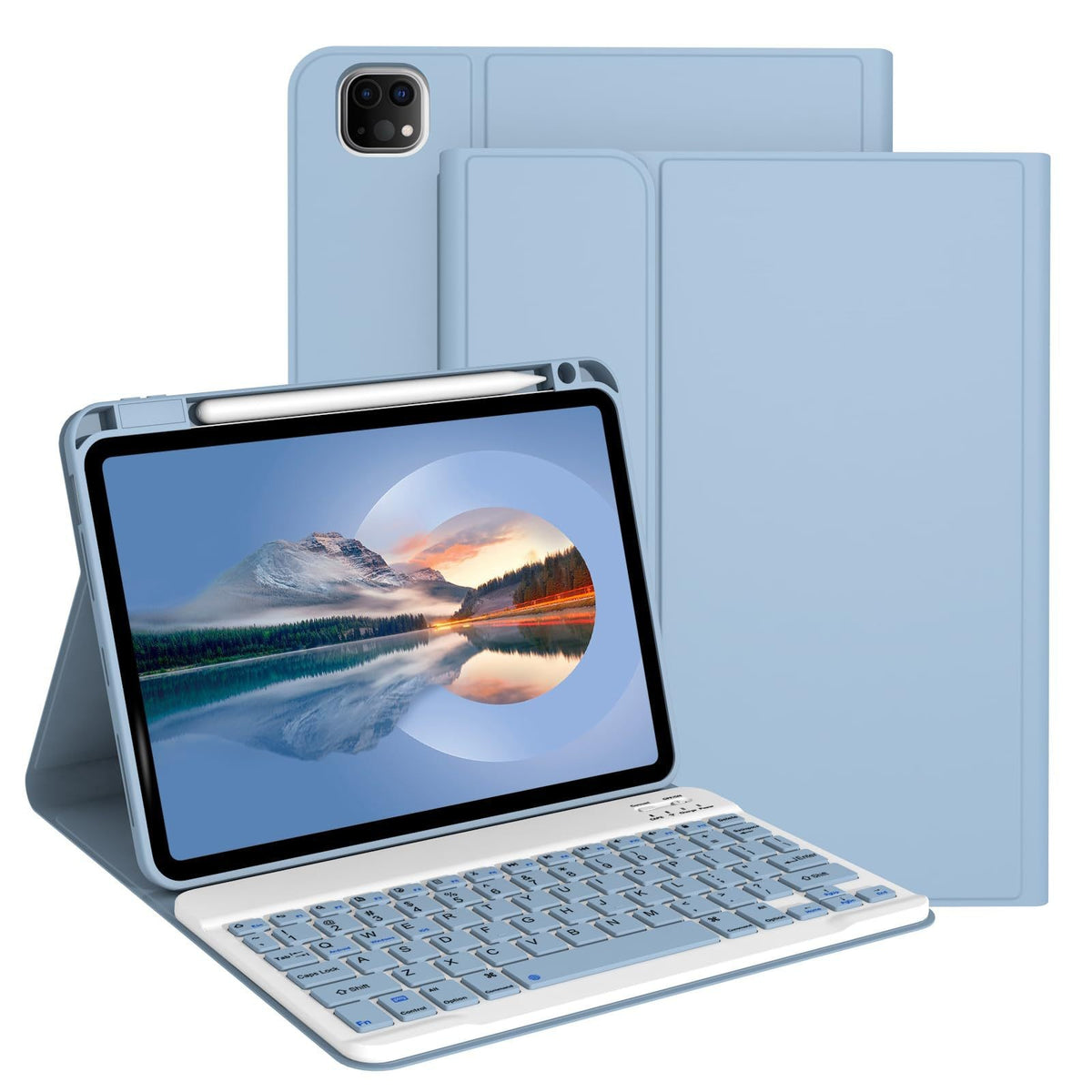 Magnetic Detachable Keyboard Case for iPad Pro 11-inch / 12.9-inch, iPad 10.2-inch, and iPad Air 10.5-inch