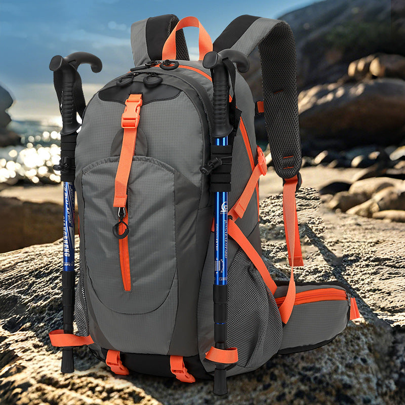 Lightweight Waterproof Hiking Backpack with Spine Protection, Foldable Multi-functional for Outdoor Fitness