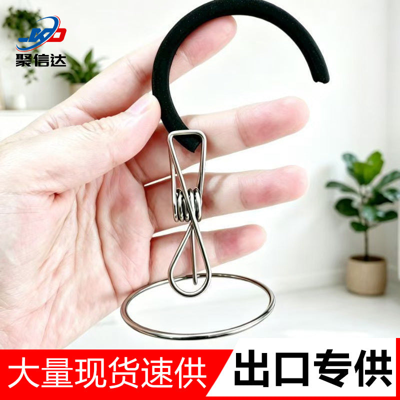 Stainless Steel Mosquito Coil Holder Clip, Multi-functional Card & Name Card Clip, Integrated Design, Non-magnetic