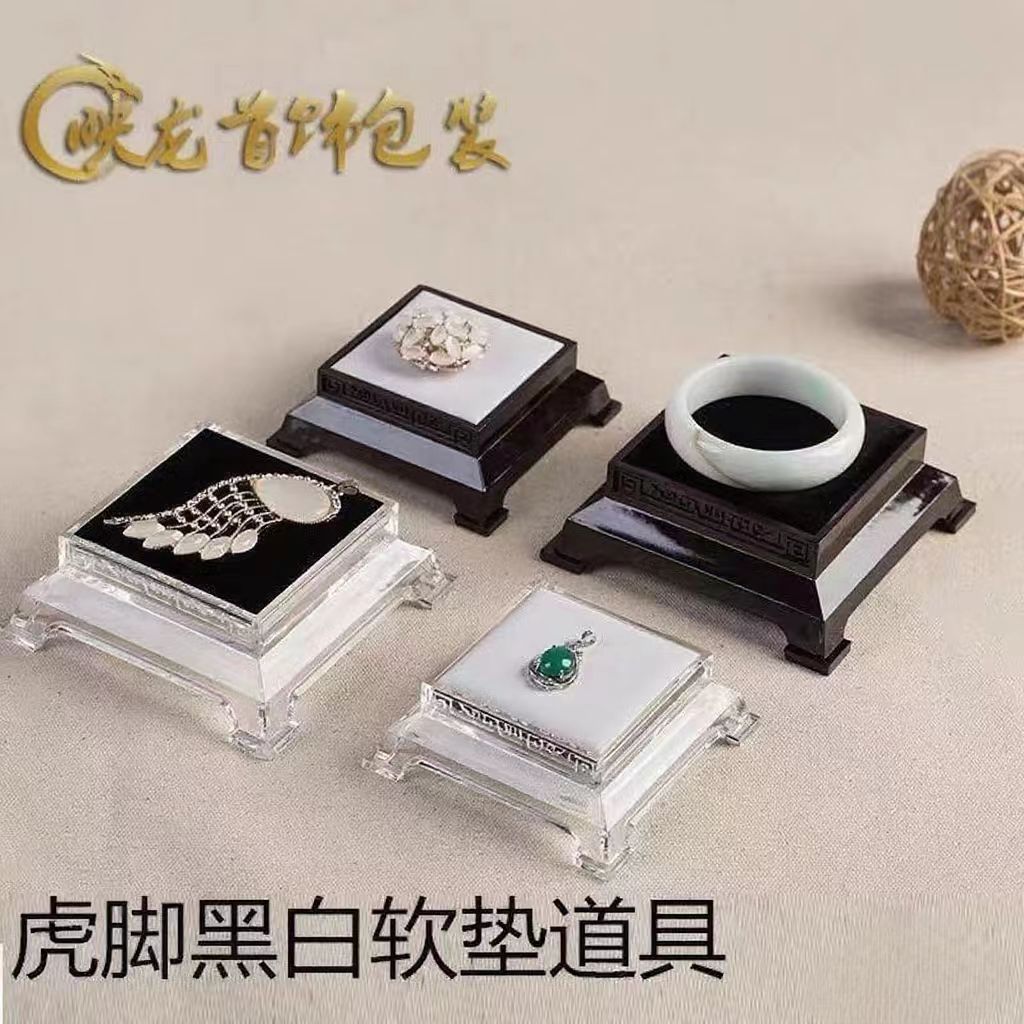 Jewelry Display Stand with Tiger Claw Base for Bracelets, Necklaces, Earrings, and Loose Stones