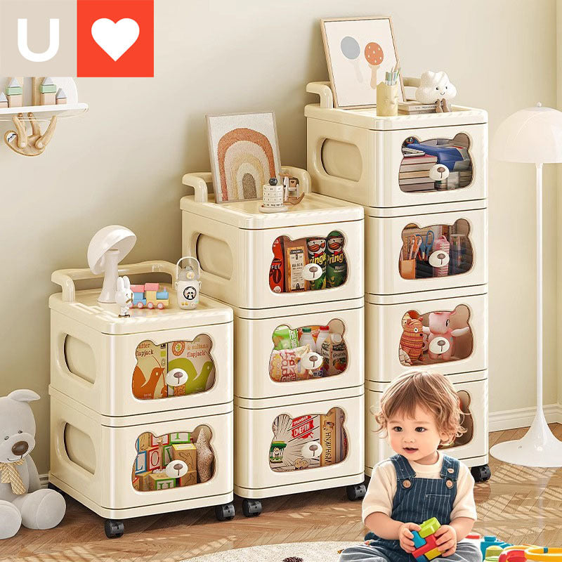 YouNai Storage Cabinet for Kids Clothes, Toys, Snacks - Drawer Organizer for Bedroom, Playroom