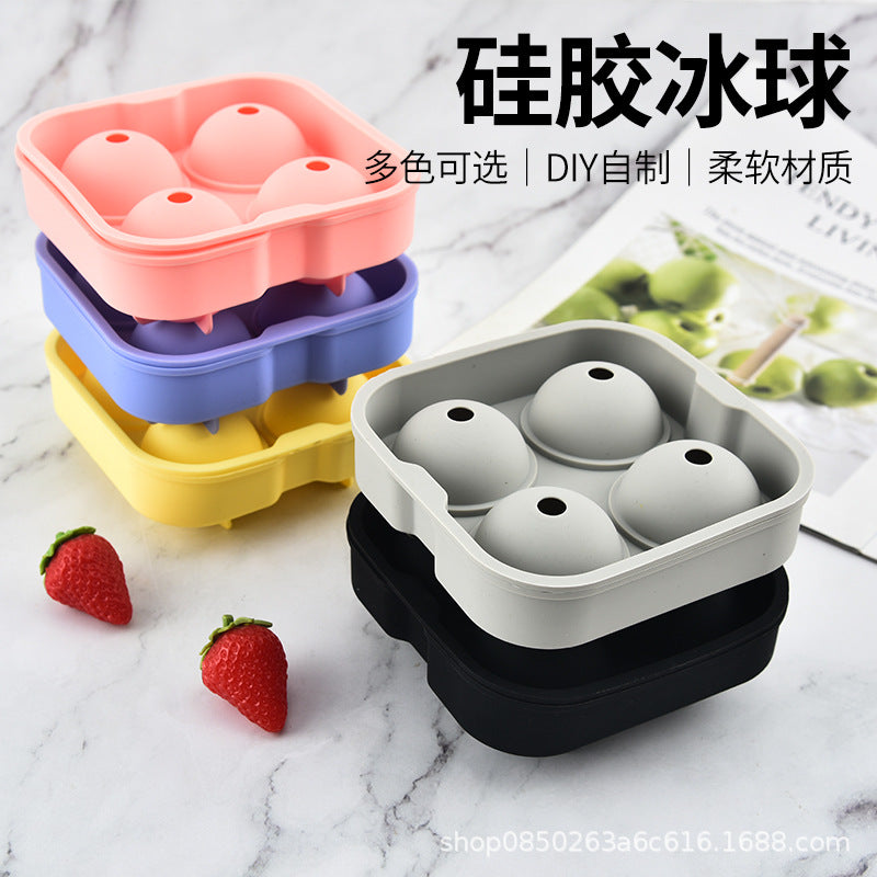 Silicone Ice Cube Mold for Whiskey, Large Ice Cube Molds, Easy Release Design