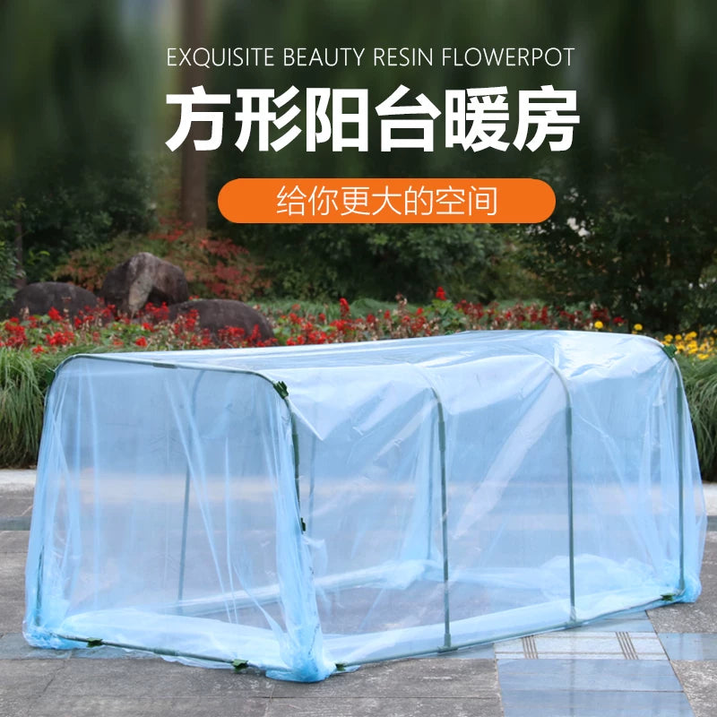 Outdoor Walk-in Greenhouse for Winter Plant Protection and Vegetable Cultivation