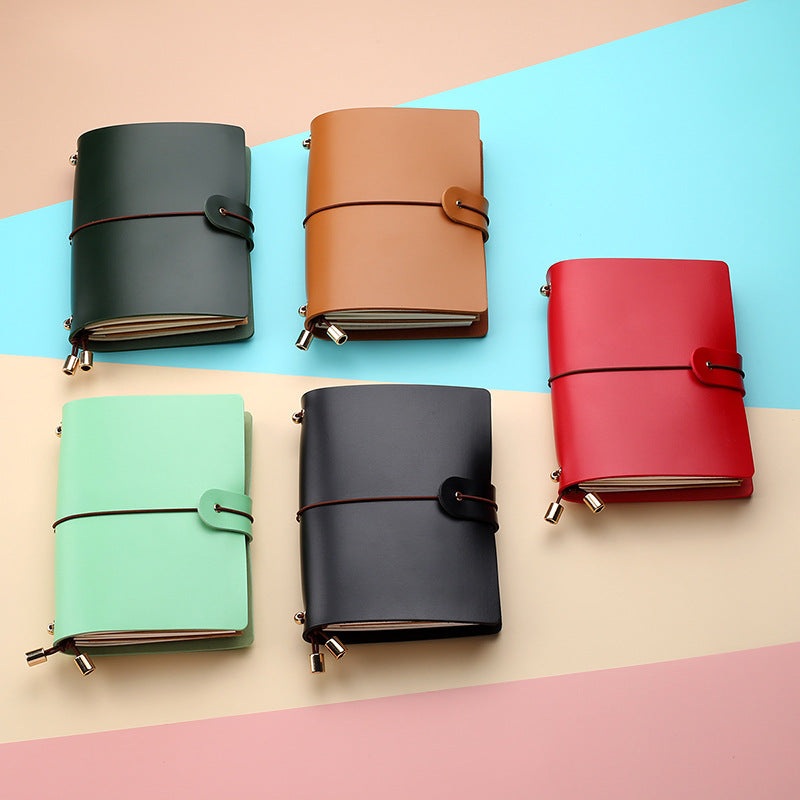 Refillable Leather Journal Notebook for Business, Office, and Students