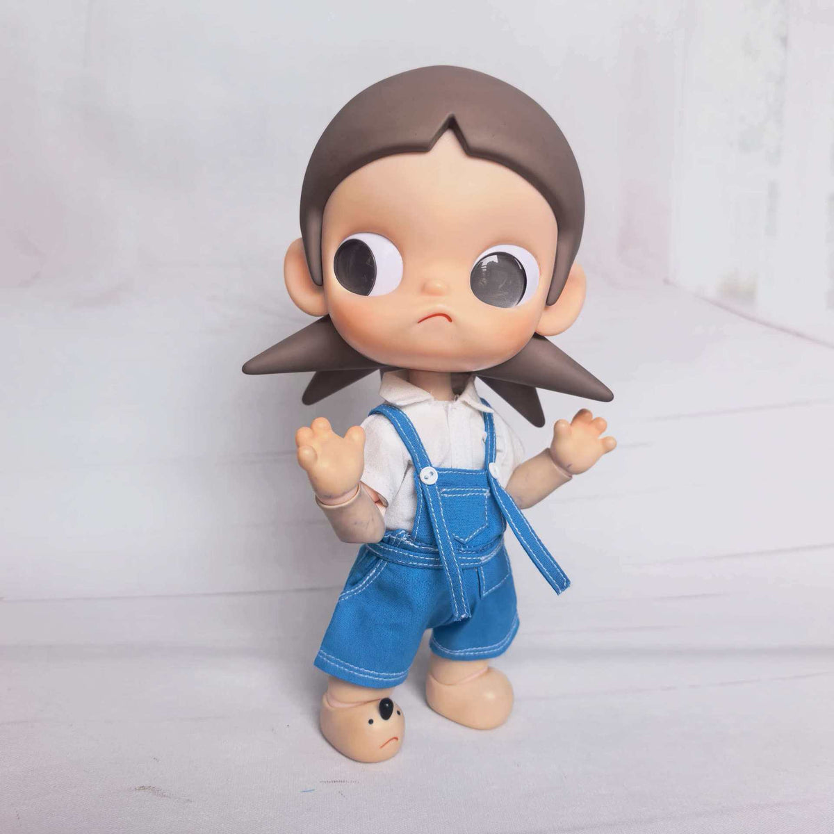 ZSIGA 1/8 Scale OB24 Doll Overalls and Shirt Outfit