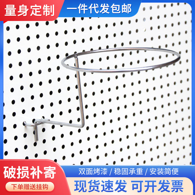 Stainless Steel Hat Rack Hooks for Pegboard, Modern Minimalist Hat Holder Display Stand