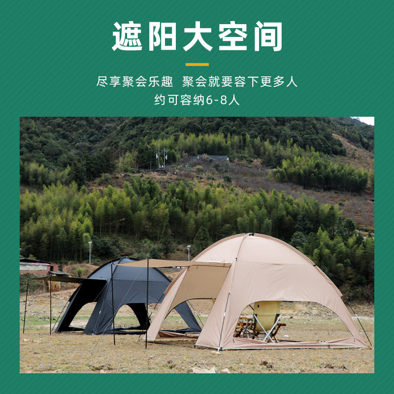 Outdoor Large Camping Canopy Tent Sunshade UV Protection Beach Shelter