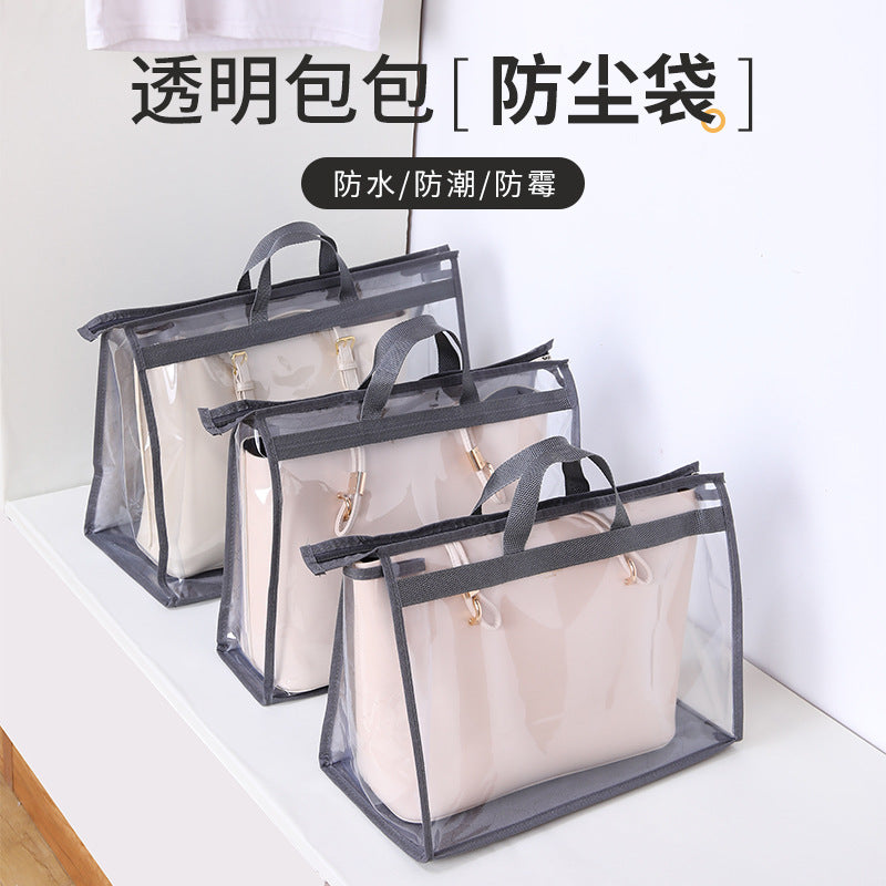 Clear PVC Waterproof Travel Storage Bag with Handle for Cosmetics and Toiletries