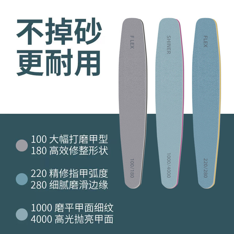 Double-Sided Nail File and Buffer Set for Manicure and Pedicure