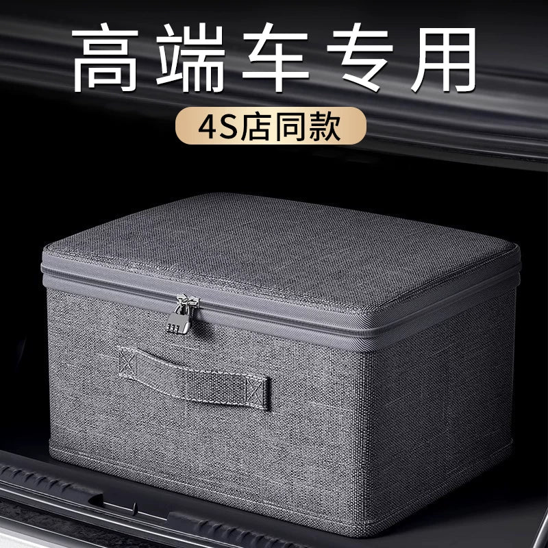 Premium Foldable Car Trunk Organizer Storage Box