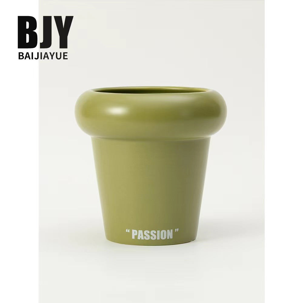 Nordic Ceramic Planter Pot for Indoor Plants and Succulents, Modern Minimalist Style