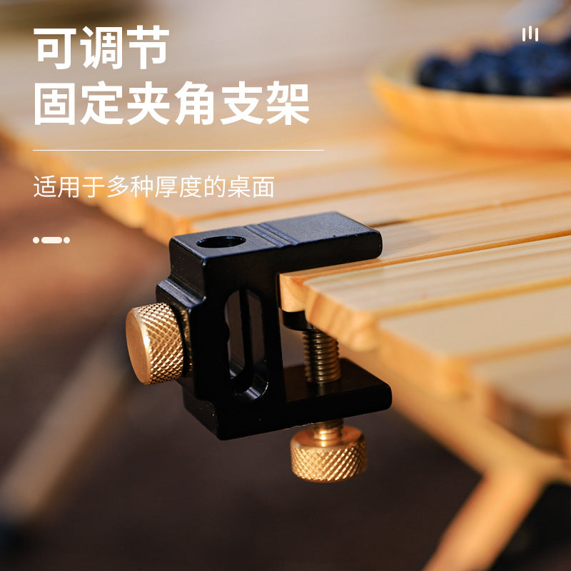 Portable Aluminum Alloy Foldable LED Light Stand for Outdoor Camping