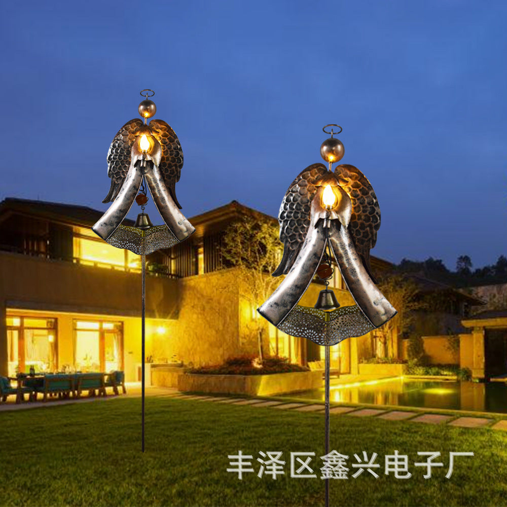 Outdoor Solar Iron Art Garden Courtyard Balcony Waterproof Landscape Ambient Decorative Light