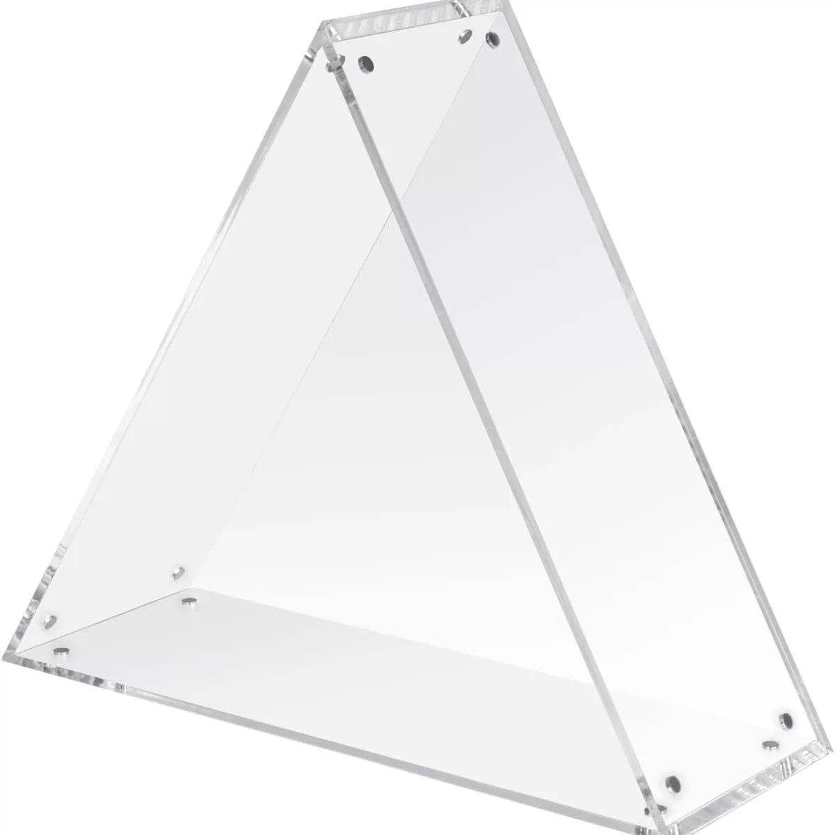 Clear Acrylic Stackable Display Case with Open Side for Collectibles and Figurines