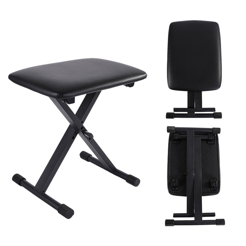 Adjustable Folding Piano Bench for Keyboard and Musical Instruments
