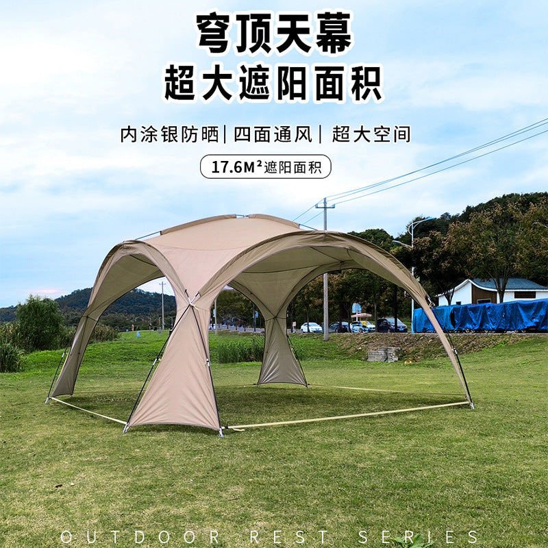 Spherical Dome Canopy Tent for Outdoor Camping, Sunshade and Rainproof