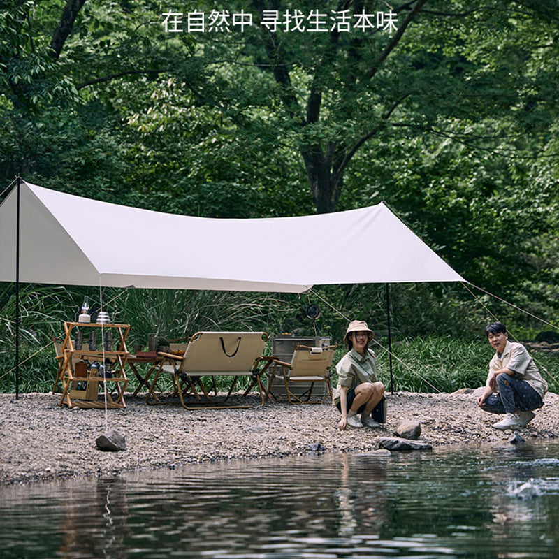 Outdoor Camping Tarp Sunshade - UV Protection & Heat Insulation for Picnic, Car Side, or Tent