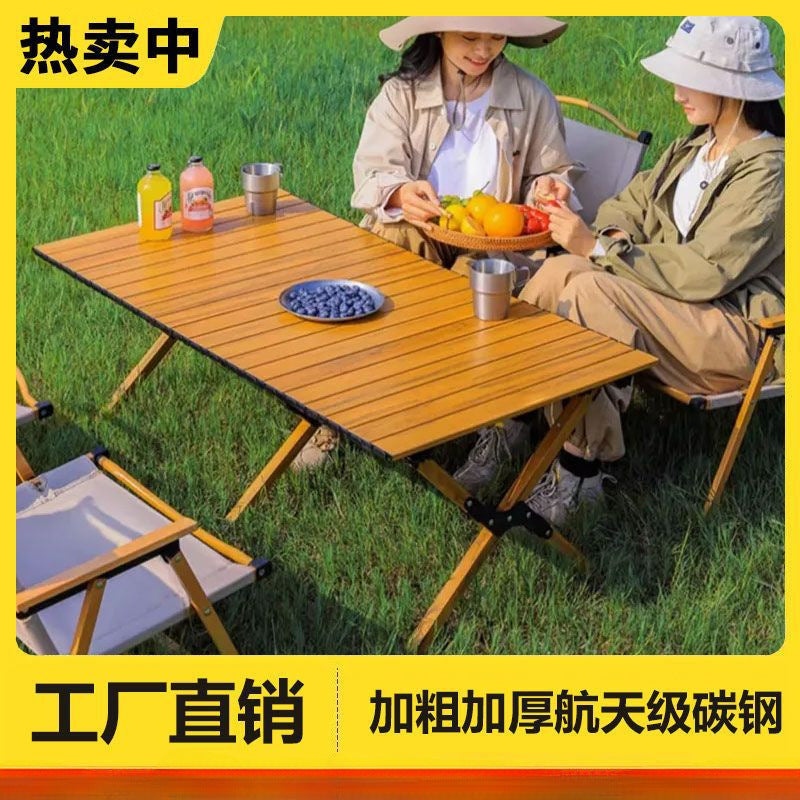 Portable Folding Camping Table and Chair Set for Outdoor Picnic and Beach